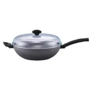 Essteele Per Benessere Ceramic Nonstick Covered Wok With Helper Handle 32cm