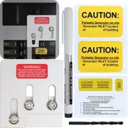 Generator Interlock Kit Compatible with Square D QO & Homeline 150/200 Amp Pa...