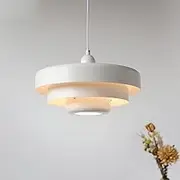 3 Layers LED Chandelier Droplight Modern Nordic Style Ceiling Hanging Lamp Dining Room Bedroom Bedside Pendant Lamps Orange, Green, White Farmhouse Homestay Restaurant Decorate Lights Anniversary