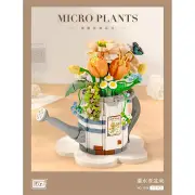 Loz LOZ Mini Blocks - Watering Pot Flower Pot 23 x 17 x 8cm