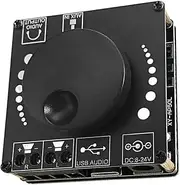 Bluetooth 5.0 Stereo Audio Amplifier Board 2 Channel Mini Power Digital Amp Module