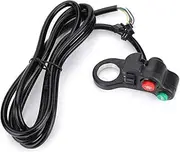 3 in 1 Motorcycle Switch, Headlight Horn Turn Signal Control with 1.5m Cable for Scooter Handlebar Mount