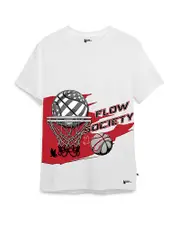 Flow Society Boys' Dunk Hoop Tee - Big Kid Large