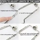 Metal Lampshade Support Harp Adapter Converter Shade Bracket Iron Lamp Frame