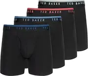 [TED BAKER] Men's Standard 4 Pack Cotton Stretch Boxer Briefs
