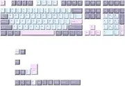 Lyaciomn 125 Keys PBT Double Shot Keycaps Set Key Caps Cherry Height for MX Mechanical Gaming Keyboard Replacement Accessories Type-B