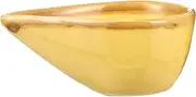 RORPOIR 1pc Aromatherapy Dish Wavy Replacement Face Mask Holder Large Decorative Bowl Ceramic Pot Cooking Condiments Containers Jewels for Crafts Essential Oil Game Pad Ceramics