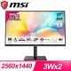 MSI 微星 Modern MD272QXP 27型 IPS WQHD 100Hz 美型螢幕《黑》