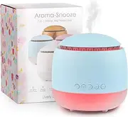 Aroma-Snooze Aromatherapy Diffuser - Sleep Aid Humidifier & Sound Machine for Peaceful Sleep | 7-in-1 Functionality, Cool Mist for Fresh Air, with Soothing Sounds, Scents & Calming Colours