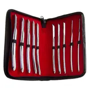 Triune Single End Urethral Dilator Set 10 Piece Set
