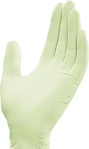 GloveOn COATS Latex Gloves, Powder-Free, Colloidal Oatmeal, Medical Grade, Food Safe, Disposable (100 Count)