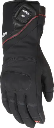 Furygan Genesis, gloves heated , color: Black/Red , size: L