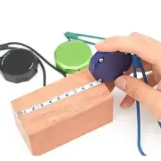 2m Mini Keychain Steel Tape Measure Multipurpose and Delicate Gift Ruler Automatic Rebound Stainless Steel Measuring Too