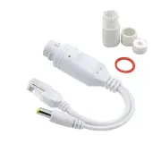 100mbps 24V To 12V Waterproof POE Splitter Adapter Cable Part For IP Camera
