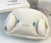 NEW Sanrio Kawaii Cute Cinnamoroll Plush Bag for Make-up or Pencil Case