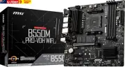 B550M PRO-VDH Wifi Proseries Motherboard (AMD Ryzen 5000, AM4, DDR4, Pcie 4.0, S