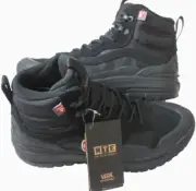 Vans Women's UltraRange Exo Hi MTE-2 Waterproof Boots Black Black Size 8.5 NIB