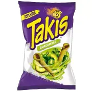 Takis GUACAMOLE Rolled Tortilla Chips, Crunchy Extraordinary Spicy 9.9 Oz 1 Bag