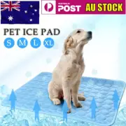 Pet Cooling Mat Puppy Cat Non-Toxic Bed Dog Self-cool Summer Ice Pad 4 Sizes