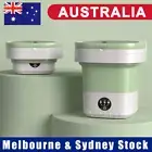 Portable Socks Underwear Mini Washing Machine 12L Folding Tub for Camping Travel