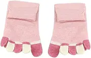[VALICLUD] Tube Toe Socks Thermal Socks Individual Toe Socks Funny Cotton Socks Kid Socks Toe Socks Toe Socks Cotton Toe Socks Toe Socks No Show Five Toe Socks Woman Pink
