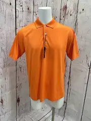 Men's F & G Walker Blaze Orange Polo Shirt size Large TCC