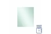 Thermogroup Jackson Rectangle Polished Edge Mirror - 900x750mm with Hangers JS9075HN