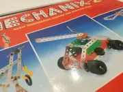 New HTF Vintage Mechanix 2 Build Toy Set Kids Metal Builder crane engineer Vtg