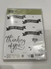 Stampin' Up! Time of Year Photopolymer Stamp Set-141790 Complete Set of 11 New