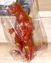 Gigabrain Godzilla 1964 Mosugoji Clear Molding Red Glitter Lame ver. Sofubi Rare