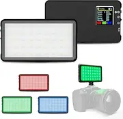 Lume Cube - LED Light RGB Panel Go - Adjustable Panel Go - Intelligent LCD Display - Photo Video Lighting - Long Battery Life - 3200 to 5600K Adjustable Color Temperature