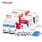 50-500 x GlucoseTest Strips & Lancets for ACCU Meter Diabetes (Without Monitor)