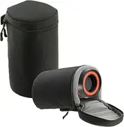 [Navitech] Black Water Resistant Camera Lens Protective Case Pouch - Compatible with Sony FE 70-200mm F4 Macro G OSS II Lens