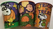Peanuts Hallmark-2012 Halloween~Charlie Brown,& The Gang~Plastic Cups~16 Oz.~NEW