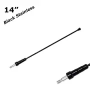 UPR Fits Ford Mustang Short Radio Antenna 14" Black Billet Stealth Stubby 79-09 (for: Ford)