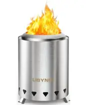Tabletop Fire Pit 9.7 x 7.1 in, Portable Mini Table Top Firepit for Patio and...