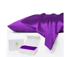 Set of 2 Mulberry Silk Pillowcases PURPLE