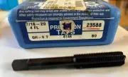 7/16-20 GH5 4 FL HSS TAP TAPER STRAIGHT FLUTE, HANSON WHITNEY, NEW