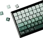 YMDK Gradient Keycap 132 Keys PBT MOA Profile Dye Sub Top Print Custom Keycaps for MX Mechanical Keyboard