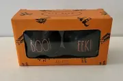 RAE DUNN “BOO!” and “EEK!” Cauldron Salt & Pepper Shakers