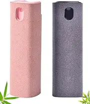 Screen Cleaner 2in1 Touchscreen Mist Cleaner Spray and Wipe Tool Car Screen Cleaner for Car Display iPhone iPad AirPods MacBook Cell Phones(2 Units)