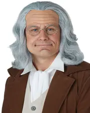 Benjamin Franklin Costume Wig