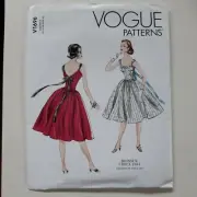 Vogue Sewing Pattern 1696 V1696 Dress Reissue Circa 1954 Pattern Size 16-24 NEW
