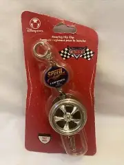 Disney Store Pixar Orginal CARS Roaring Hip Clip Engine Sound with Spinning Rim