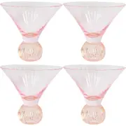 4x LVD Bubble Ball Martini Cocktail Dessert Barware Decor 12.6cm Tequila Sunrise