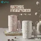在飛比找遠傳friDay購物優惠-青禾坊 鈴蘭花系陶瓷塗層溫度顯示保溫杯(400ml)-2入(