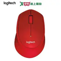 在飛比找樂天市場購物網優惠-Logitech羅技 靜音無線滑鼠M331-紅【愛買】