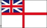 3'x5' UK White Ensign British Flag Royal Navy Union Jack Cross Of St George 3x5
