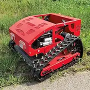 Robot Lawnmower Set Gasoline Mower, Crawler Mower, Four Sroke Gasoline Lawn Mower with Remote Control, Climbs Up to 30° Incline, Lawn Care Equipment, for Farm, Home Garden, Orchard