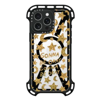 iPhone 16 Pro Max Ultra Bounce Case MagSafe Compatible Gonna Be Okay Glitter by Kristen Peers